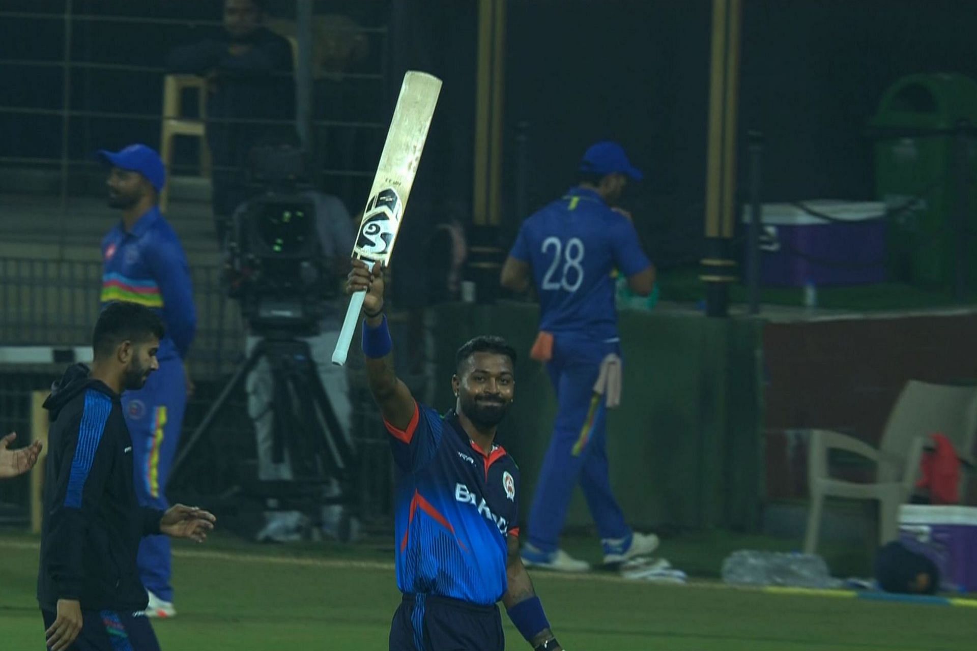 Hardik Pandya score 74* off 35 balls in SMAT 2024 (Image via X-@BCCIdomestic)