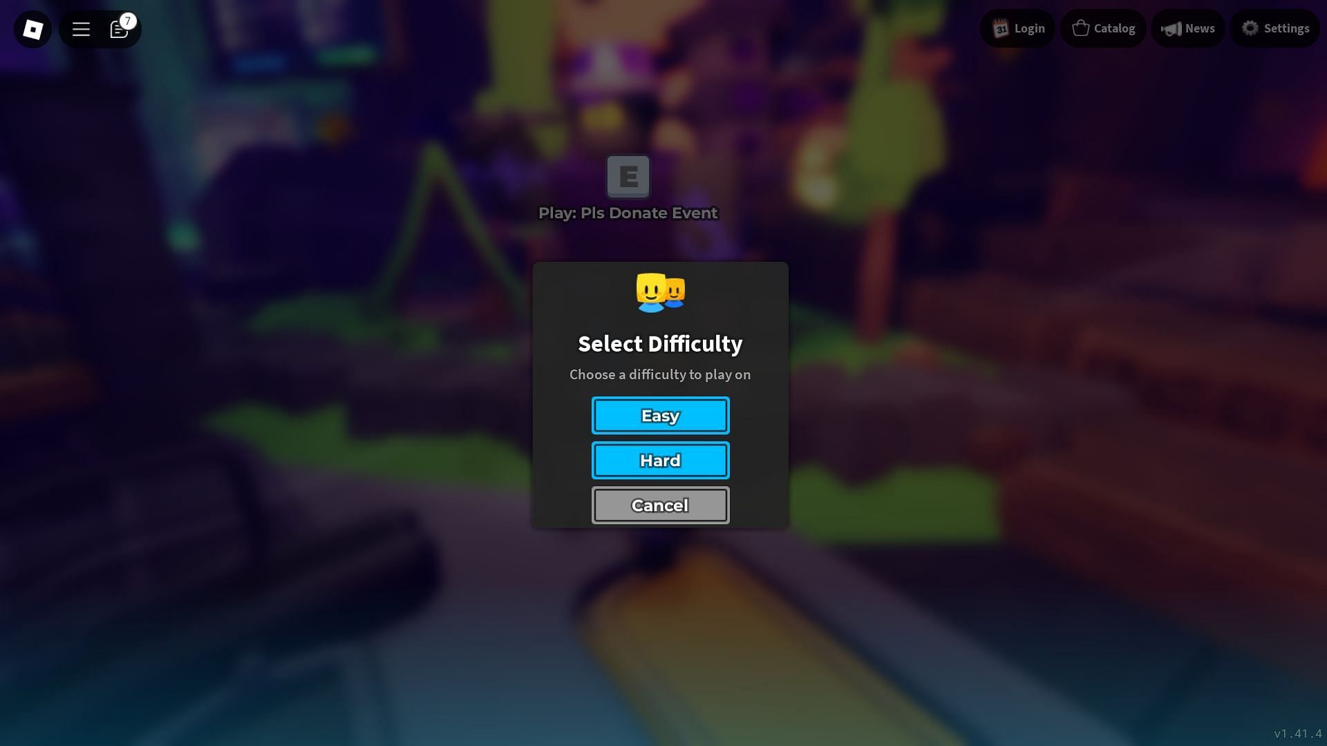 You must complete the event in all the difficulties to collect all the rewards (Image via Roblox)