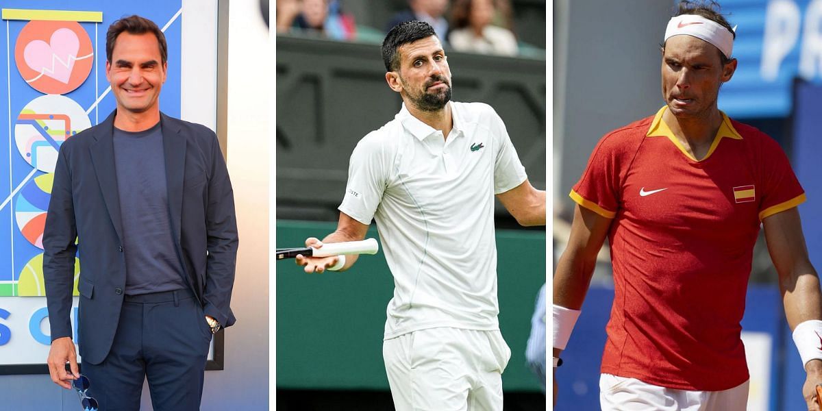 Roger Federer, Novak Djokovic and Rafael Nadal on tour - Image Source: Getty 