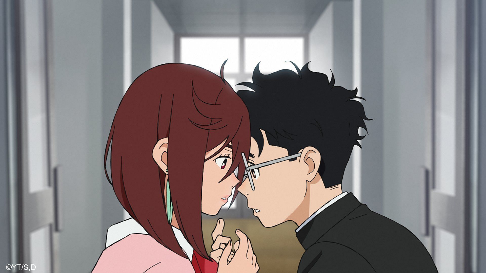 Okarun and Momo&#039;s accidental kiss may also lead to some development of their romantic relationship in Dandadan episode 6 (Image via Science SARU)