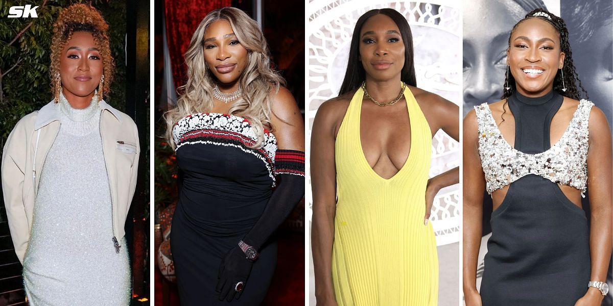 [From L to R] Naomi Osaka, Serena Williams, Venus Williams &amp; Coco Gauff (Source: Getty Images)