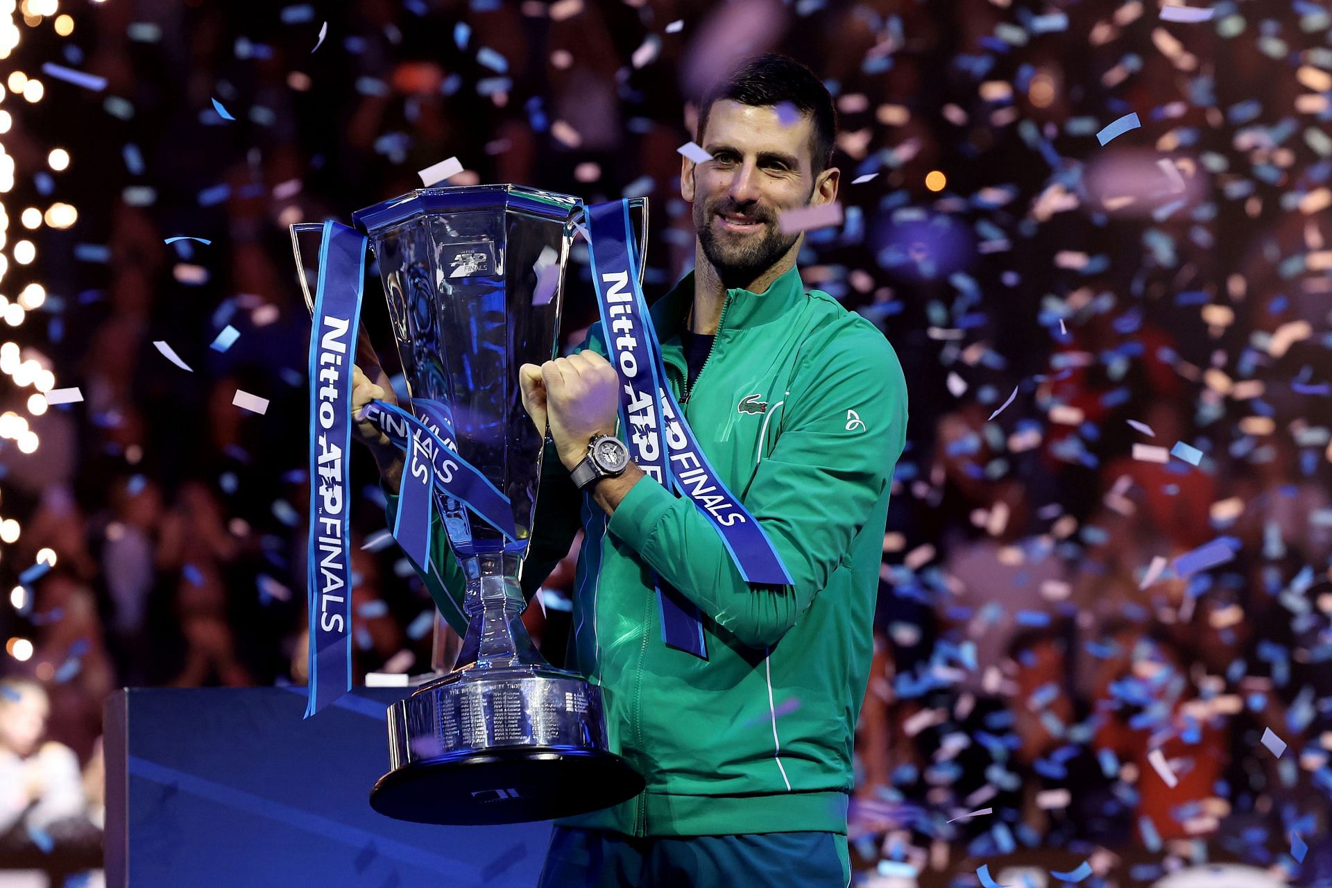 Novak Djokovic at the ATP Finals 2023. (Photo: Getty)