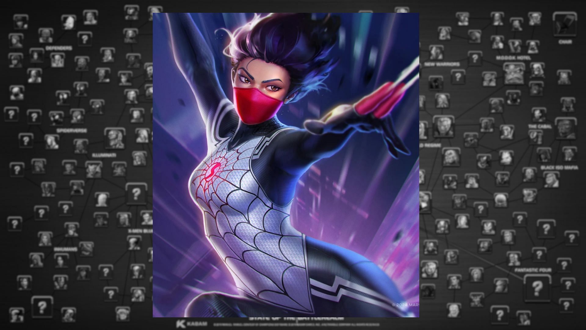 Silk has turned out to be a strong contender among the best Science champions in Marvel Contest of Champions because of her evading abilities (Image via Kabam Games, Inc.)