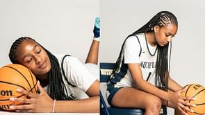 Shaquille O'Neal's daughter Me'arah O'Neal shares 1-word reaction to Gilbert Arenas' daughter Hamiley Arenas' freshman game