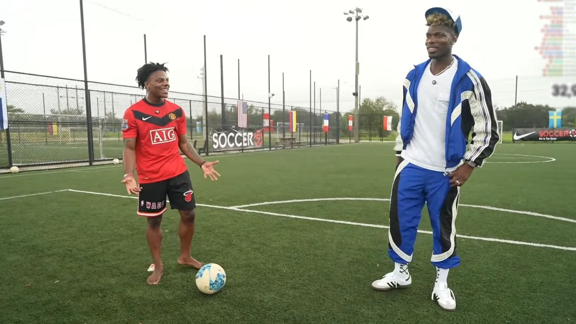 Paul Pogba and IShowSpeed