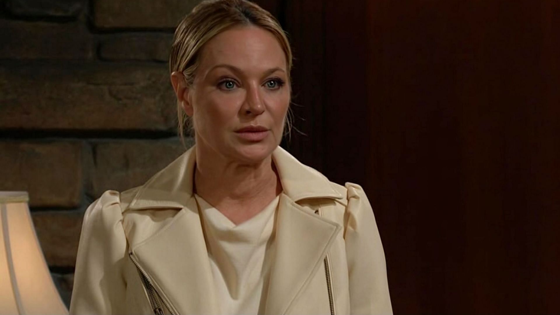 A still of Sharon Newman from The Young and the Restless (via CBS)