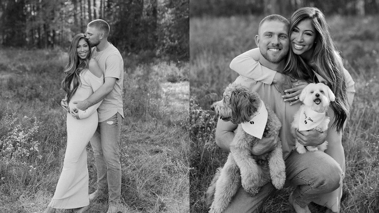 Bills star Shane Buechele with his wife, Paige. (Sources: Instagram- Paige Buechele)