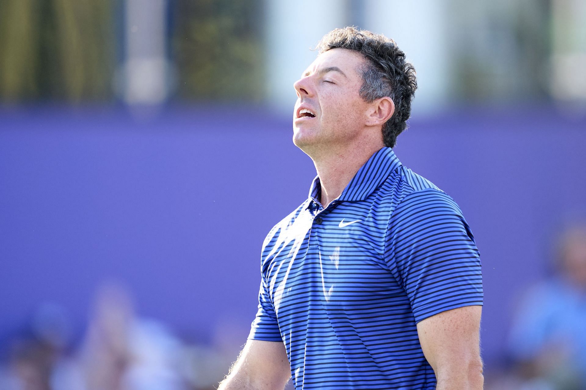 Rory McIlroy reacts after winning the DP World Tour Championship 2024 - Day Four (Source: Getty)