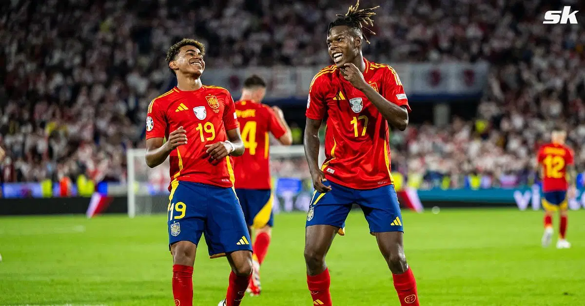 Spain stars Lamine Yamal and Nico Williams 