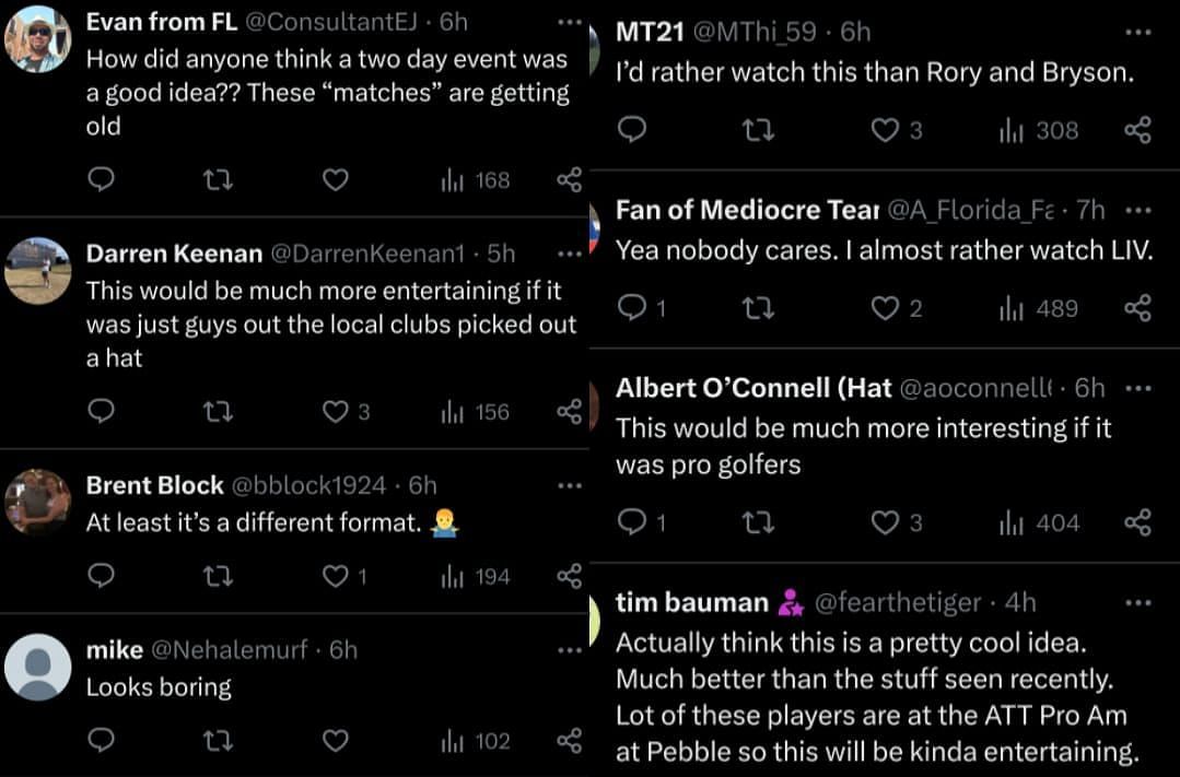 Fans reaction (Image via X/@NUCLRGOLF