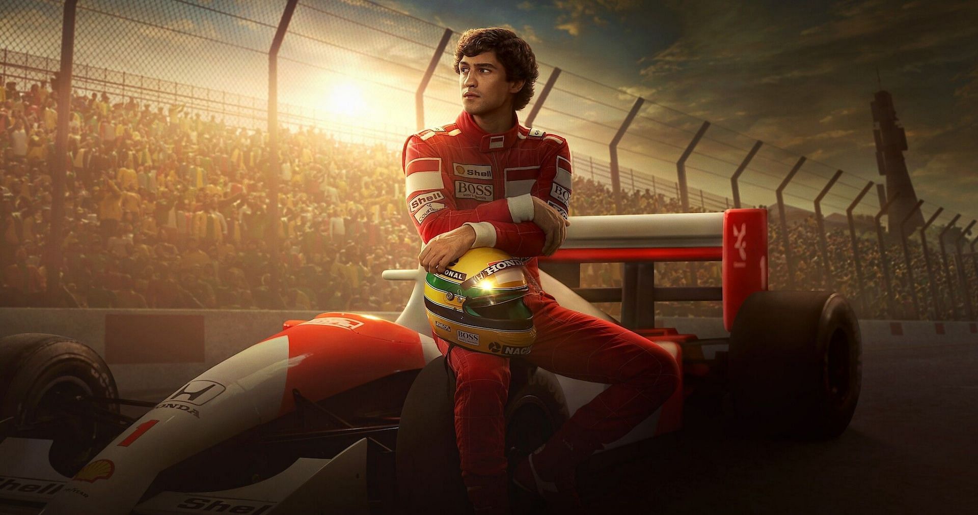 Senna explores the life of F1 racer Ayrton Senna (Image via Netflix)