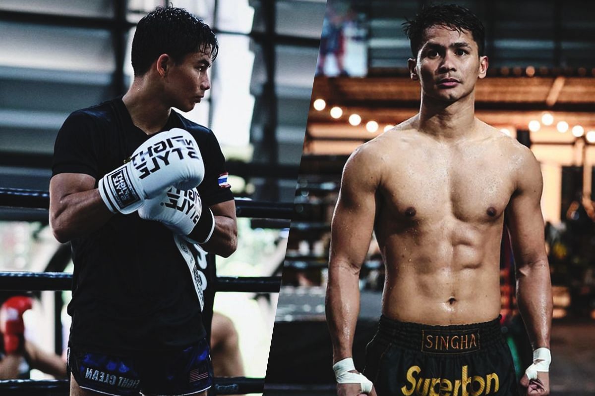 Johan Ghazali (left) and Superbon (right). [Photo from ONE Championship]