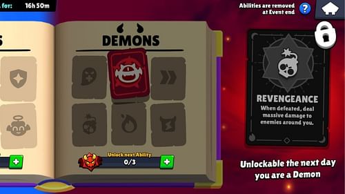 Revengeance Demonic ability (Image via Supercell)