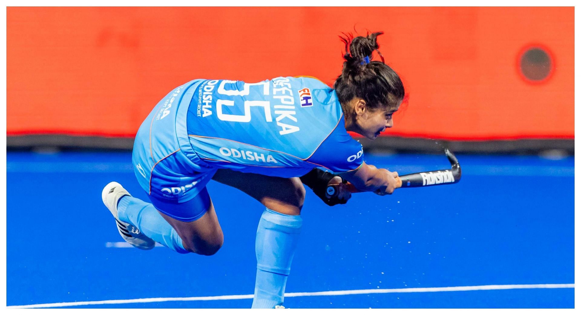 Deepika scored five goals for India against Thailand - Source: Hockey India