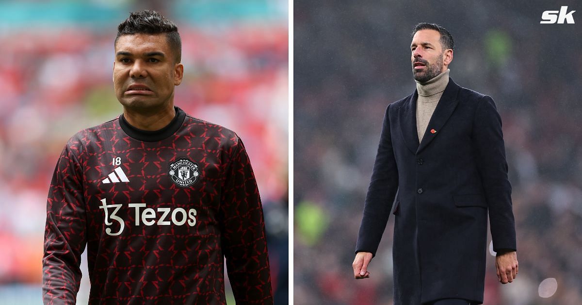 Casemiro and Manchester United legend Ruud van Nistelrooy