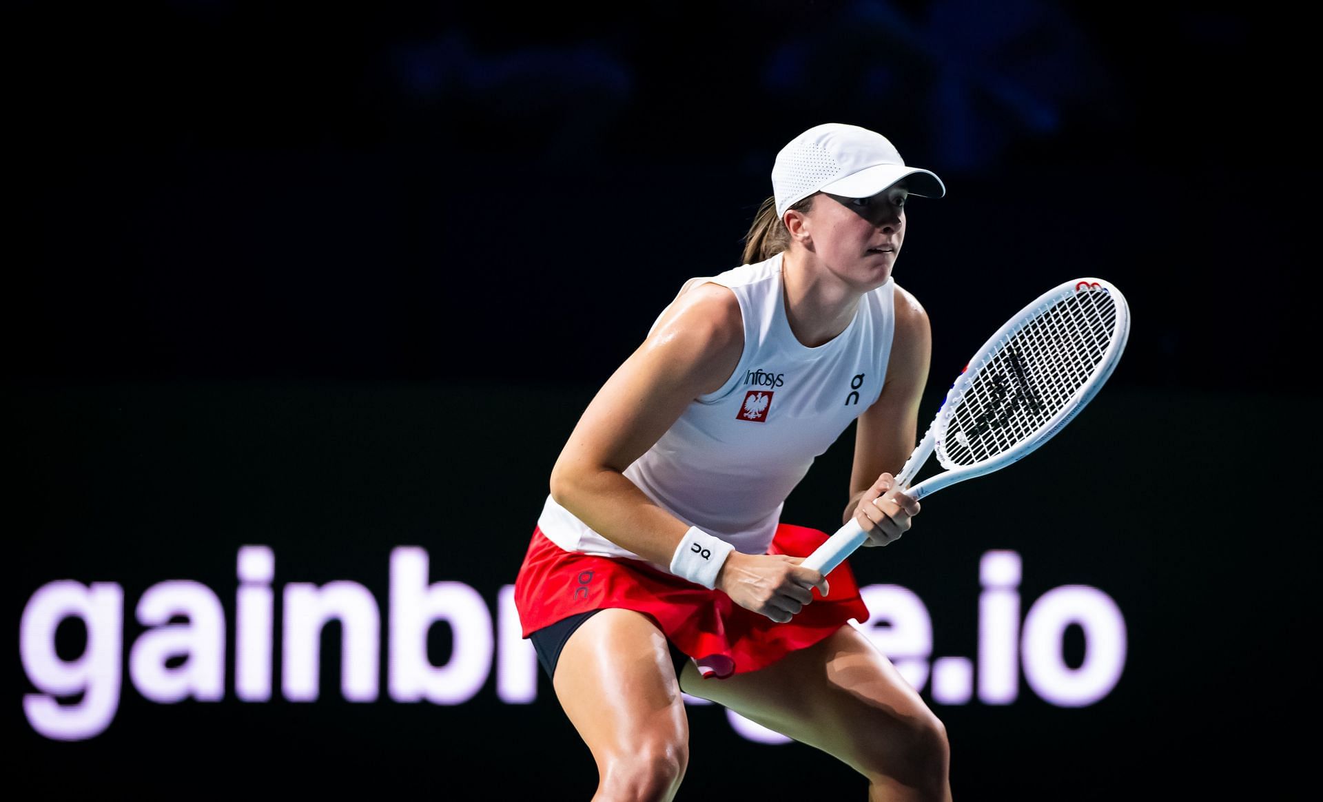 Billie Jean King Cup Finals - Poland v Italy: Iga Swiatek in action during Semi-Final (Source: Getty)