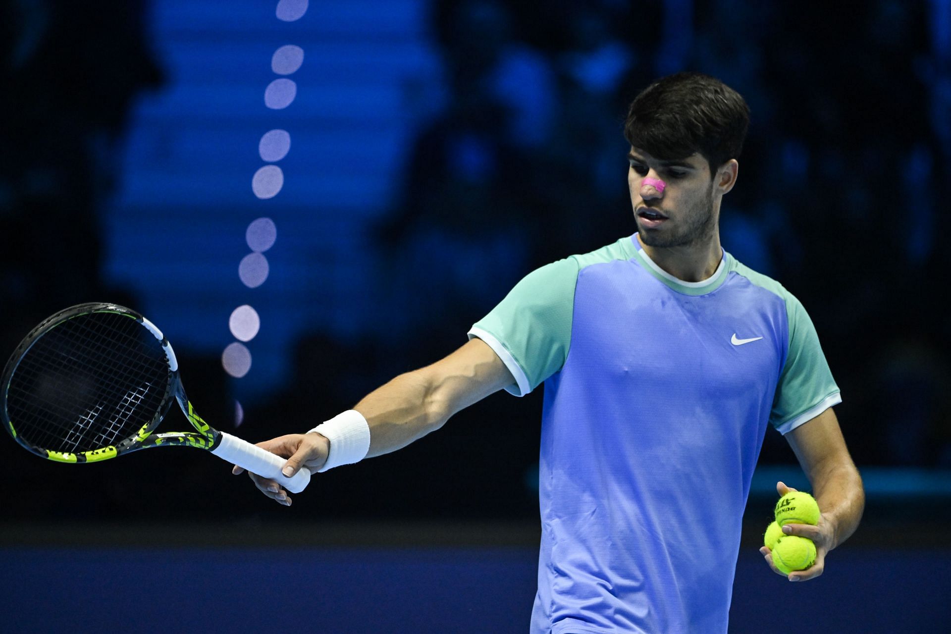 Carlos Alcaraz at Nitto ATP Finals 2024 - Source: Getty