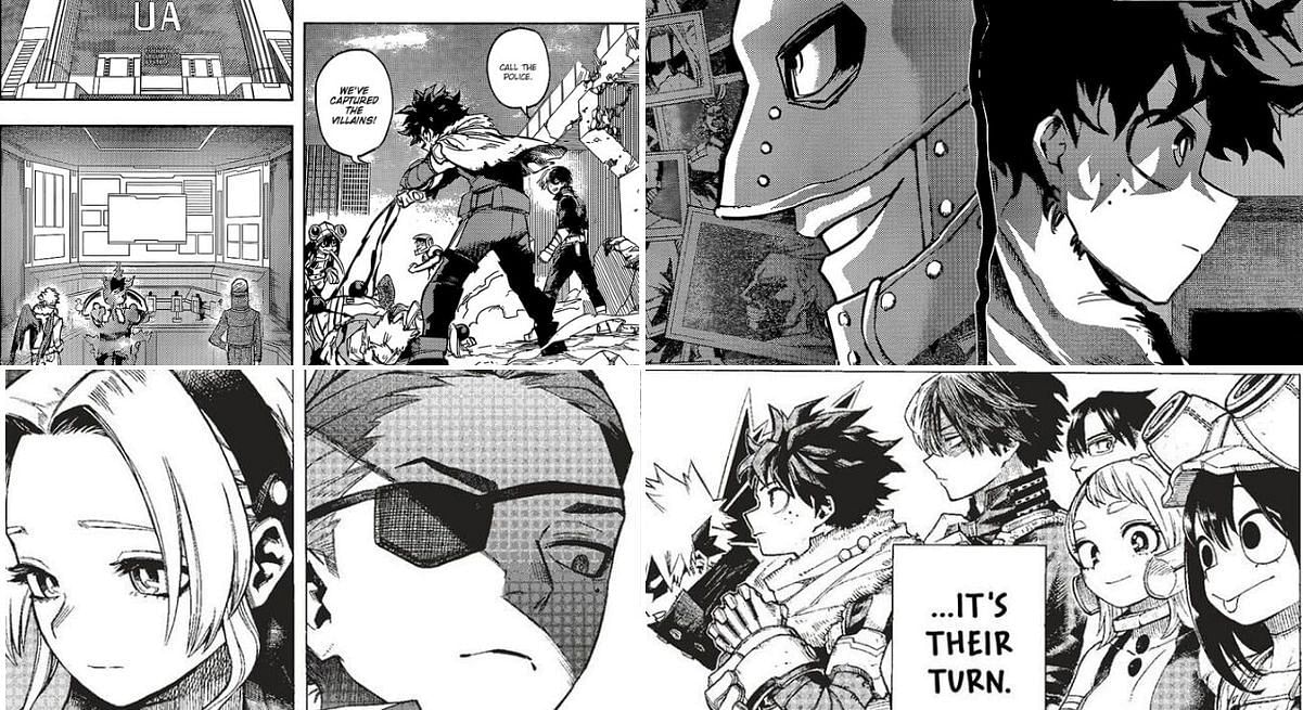 My Hero Academia: You&#039;re Next&#039;s manga prequel panels (Image via Shueisha)