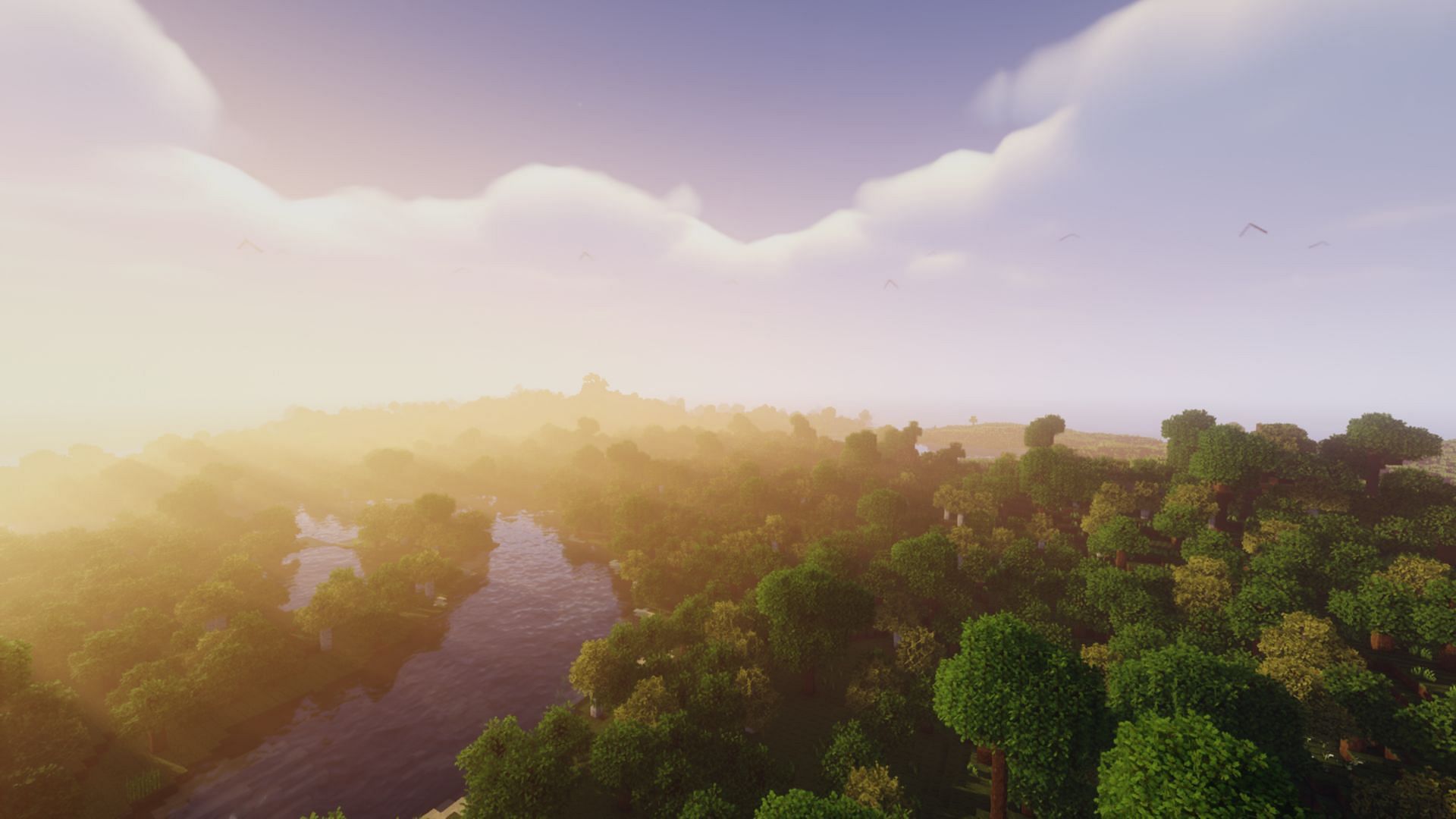 Mods and shaders are a huge part of the Minecraft community. (Image via Mojang Studios)