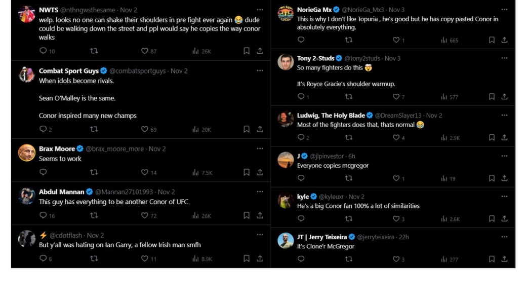 Ilia Topuria "Fake it, imitate it till you make it" Fans react as