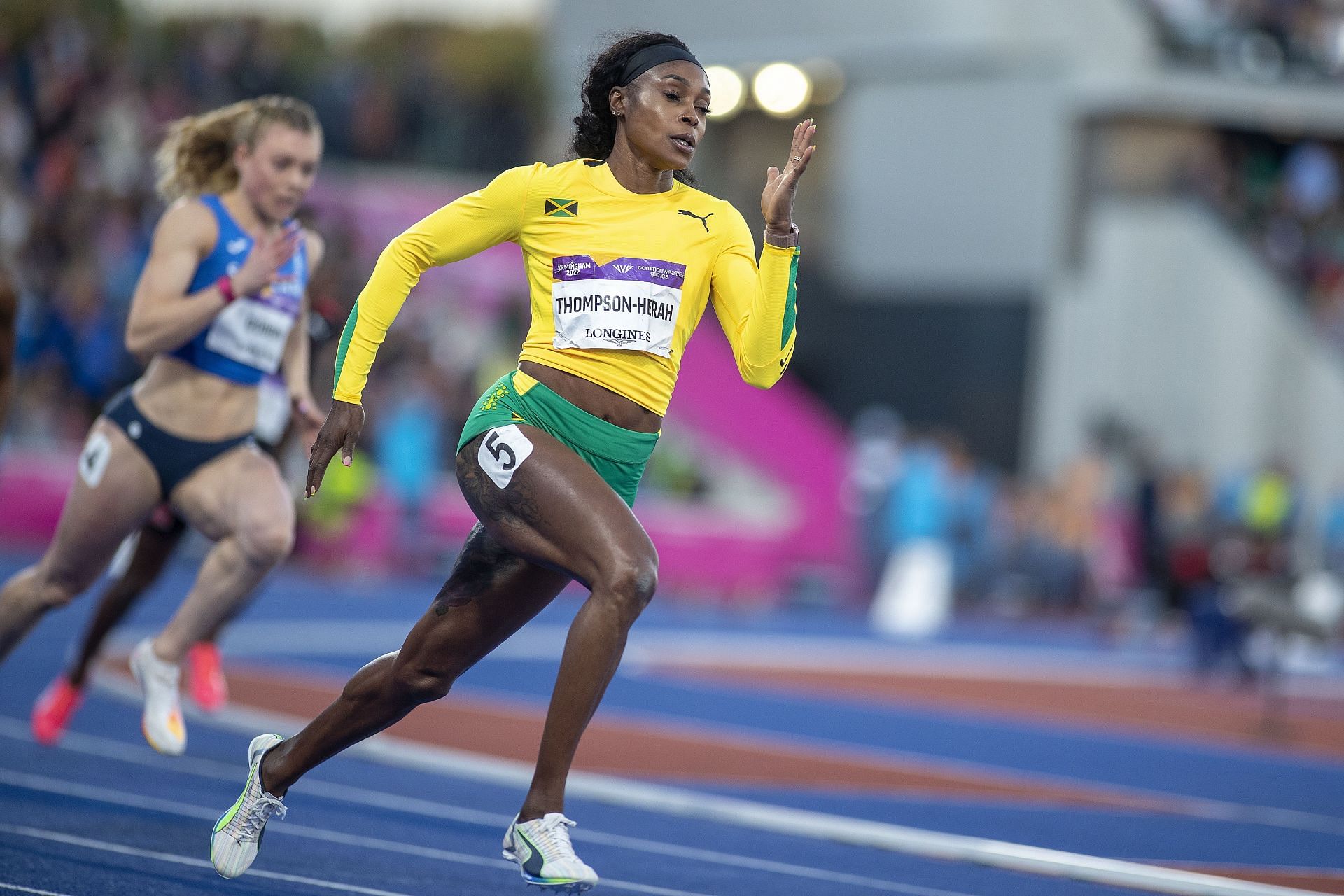 Elaine Thompson-Herah at the 2022 Commonwealth Games (Image Source: Getty)