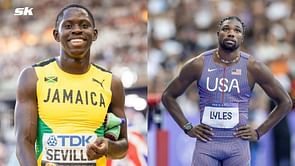 "I didn't see Noah Lyles"- Oblique Seville opens up on viral stare-down moment while defeating the American before the Paris Olympics