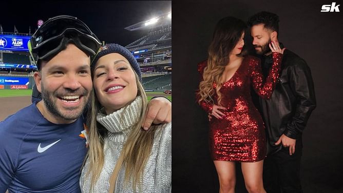 In Photos: Jose Altuve's wife Nina captures Astros star looking sharp in white during romantic date night