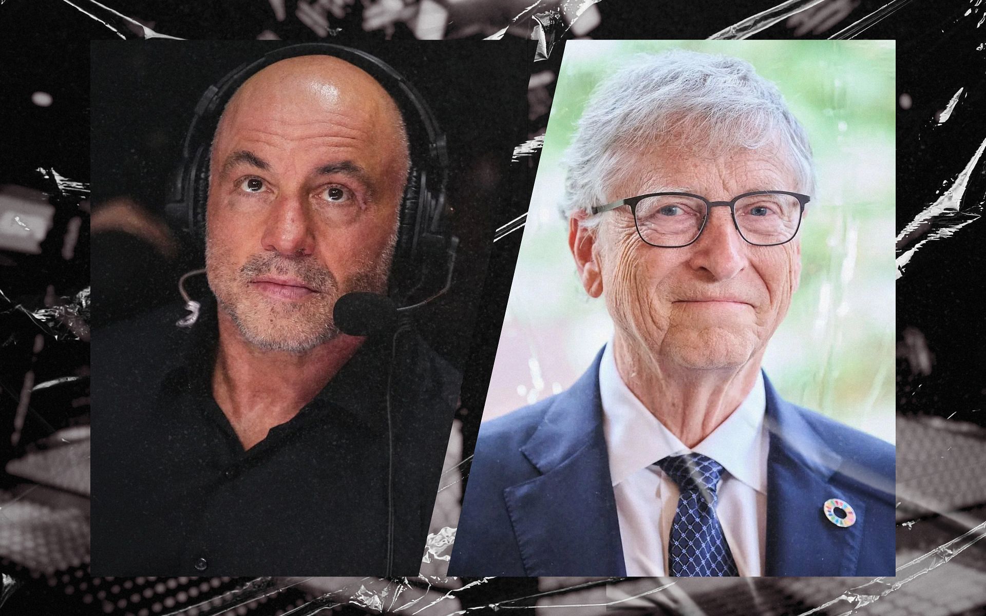 Joe Rogan (left) recently criticized Bill Gates and other for their stance on the COVID-19 pandemic. [Images courtesy: Getty Images]