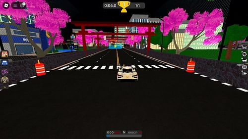 New Season 14 race track inspired by Japan (Image via Roblox)