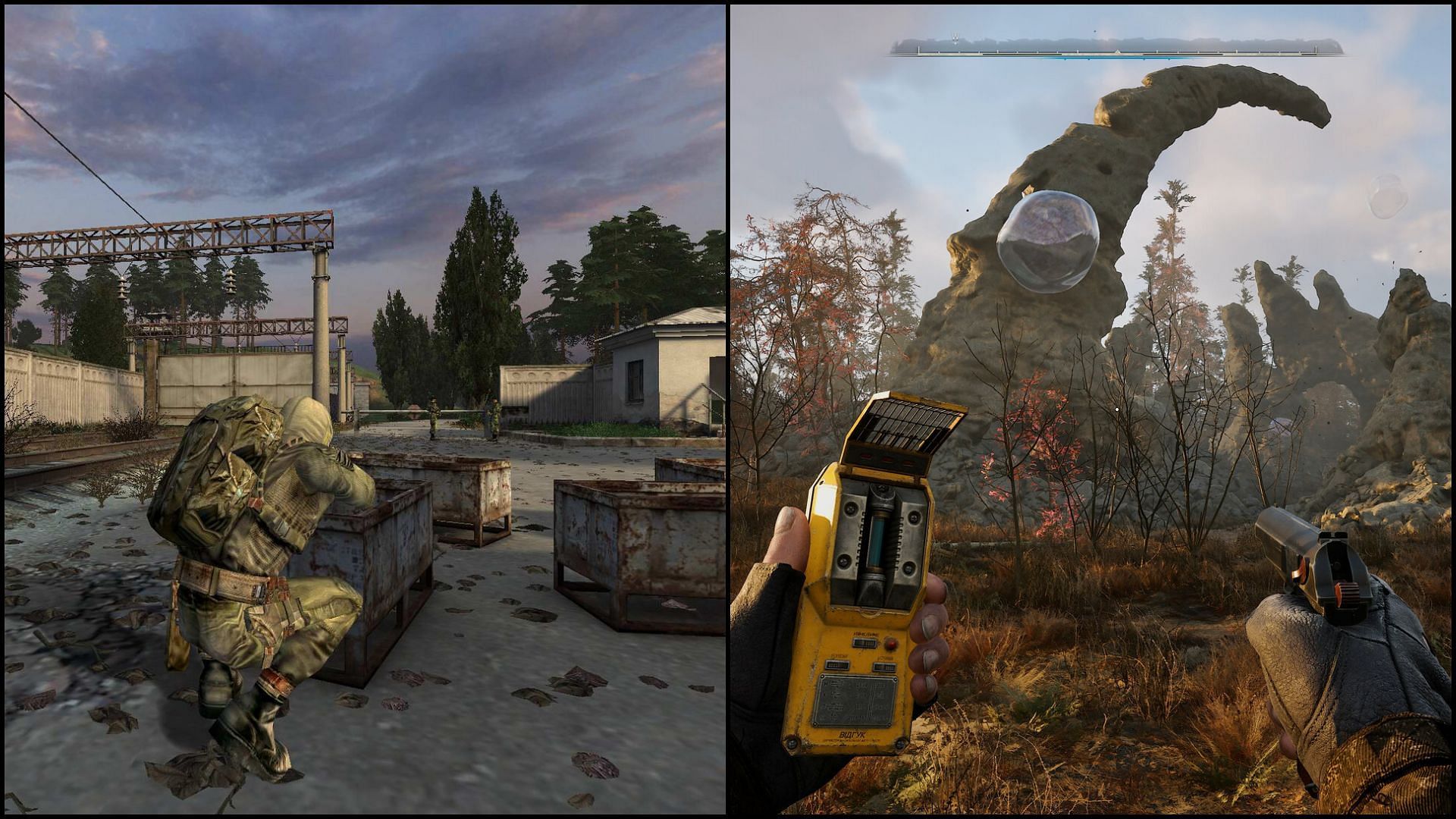 X-ray Engine vs Unreal Engine from the Stalker series. (Image via GSC Game World)