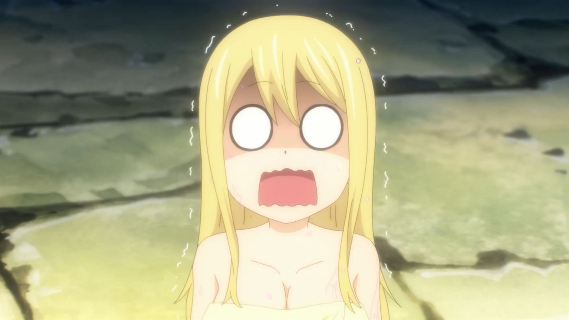 A snapshot of Lucy Heartfilia (Image via J.C. Staff)