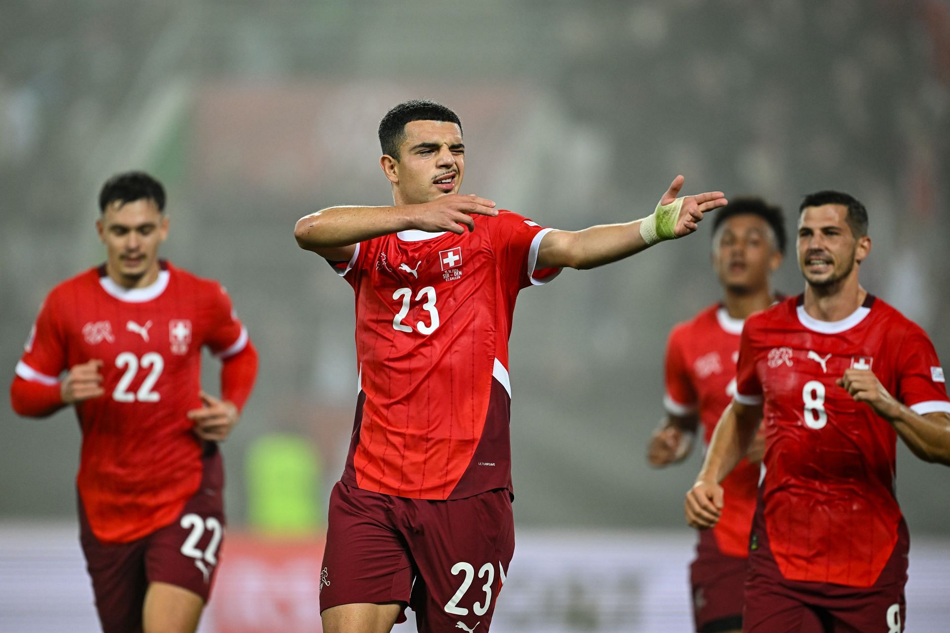Switzerland v Denmark - UEFA Nations League 2024/25 League A Group A4 - Source: Getty