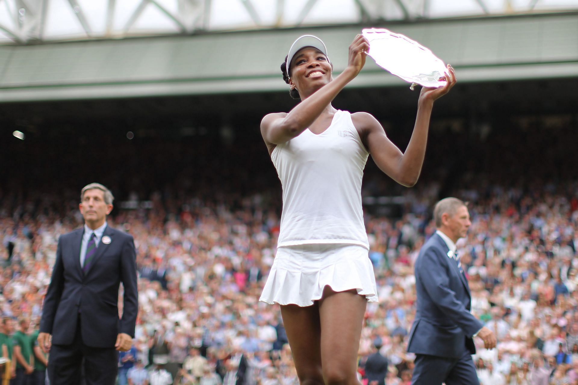 Venus Williams at Wimbledon 2017. (Photo: Getty)