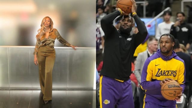 LeBron James' wife Savannah James in stitches over son Bronny James ...