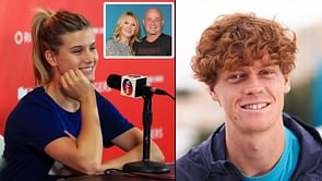 Tennis Trending Pop moments today: Eugenie Bouchard takes note of Andre Agassi "sounding scared" in clip with wife Steffi Graf; Jannik Sinner's father cracks up after epic fail