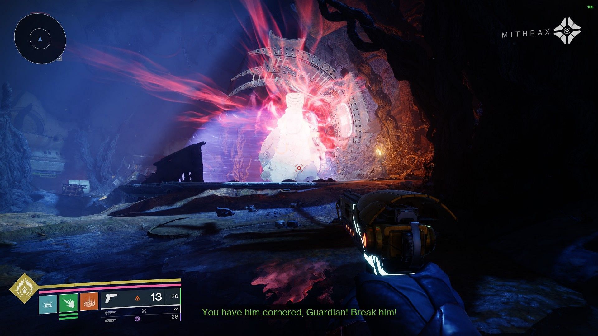 Skolas boss in Destiny 2 Captive Memories (Image via Bungie)