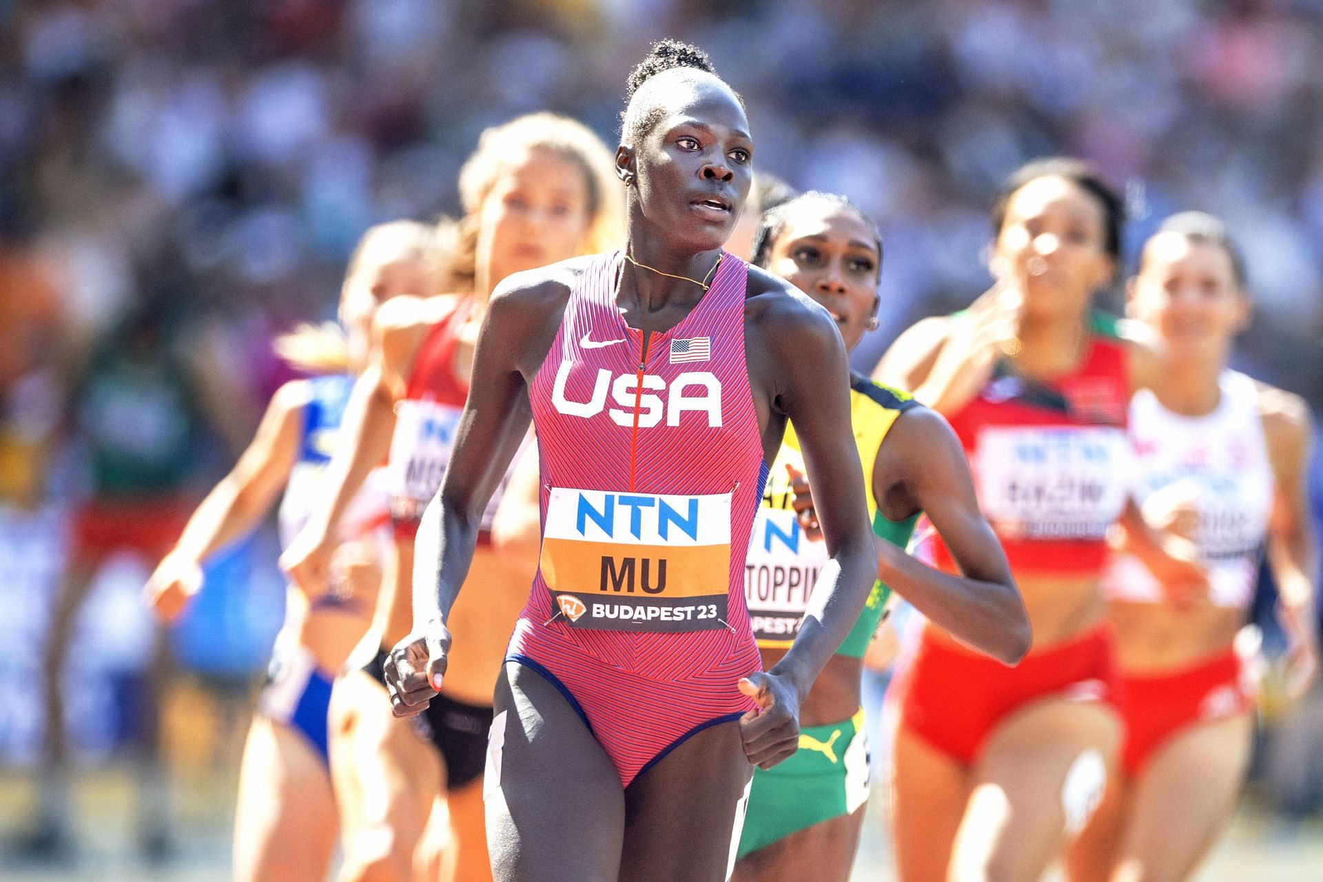 World Athletics Championships. Budapest 2023. - Athing Mu in action (Source: Getty)