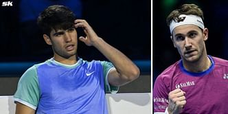 "Every player is tired mentally, I'm tired mentally" - Carlos Alcaraz laments 'demanding' schedule after Casper Ruud loss to start ATP Finals campaign