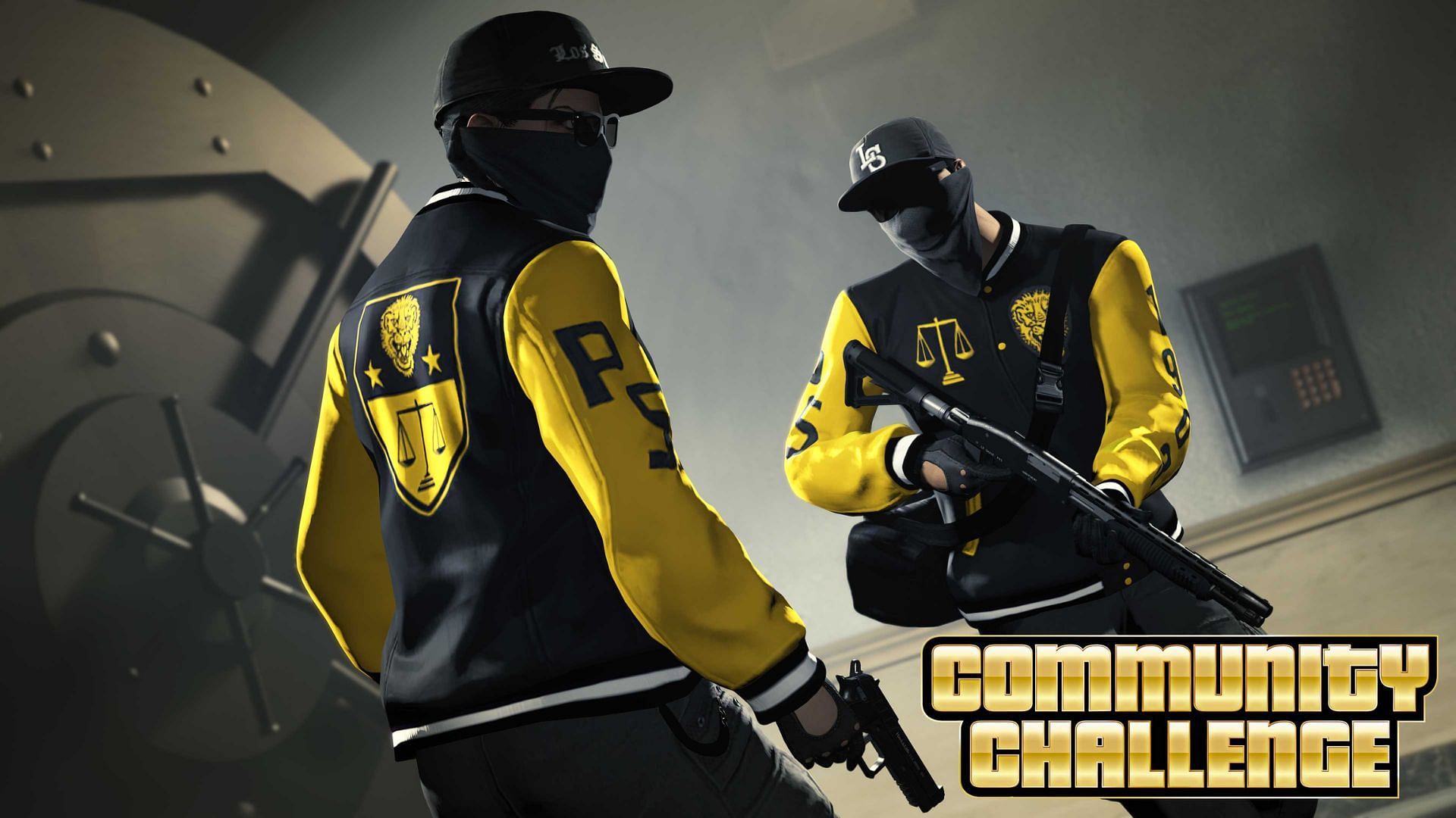 A promotional picture of GTA Heist Challenge in the latest newswire post of the developers (Image via Rockstar Games)