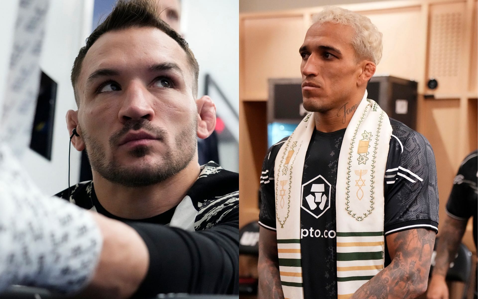 Michael Chandler (left) and Charles Oliveira (right) are on a collision course that culminates at UFC 309 [Images courtesy: Getty Images]