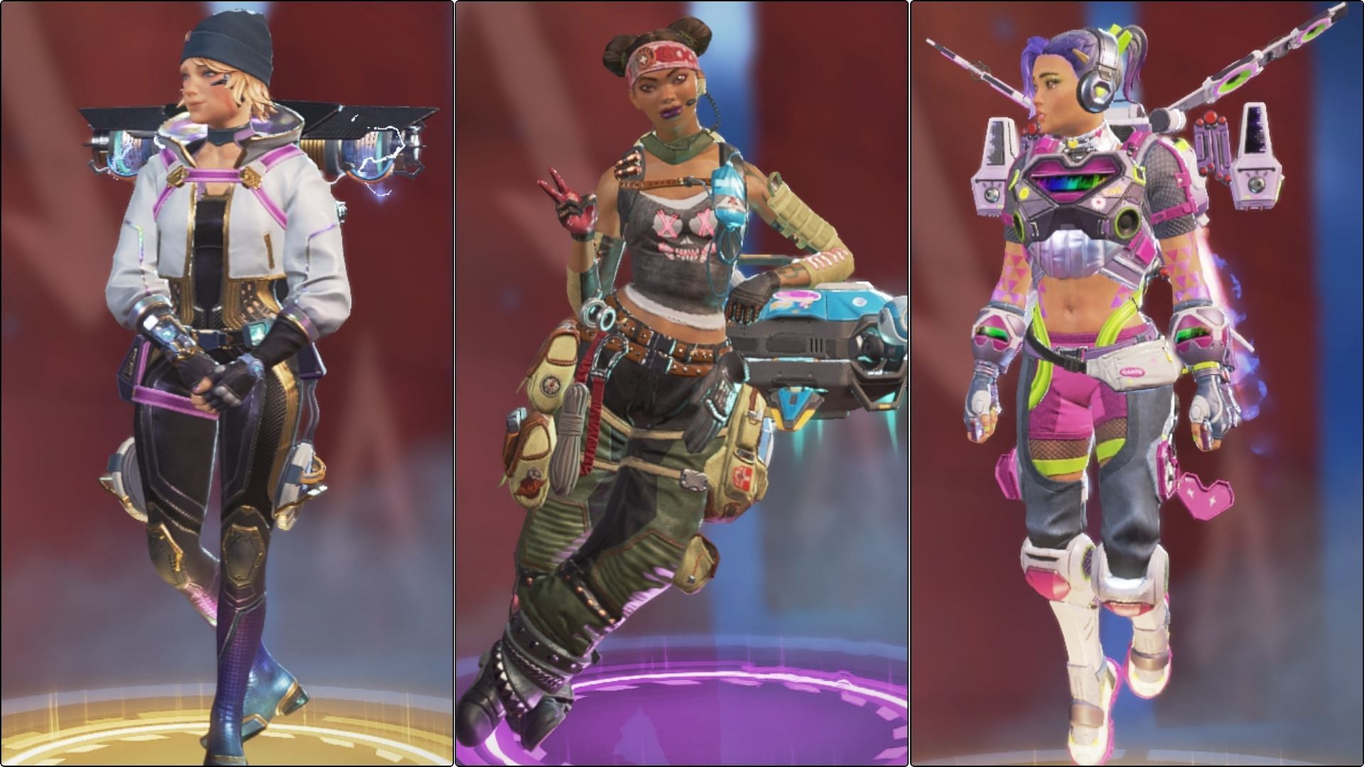 Wattson, Lifeline, Valkyrie (Image via EA)