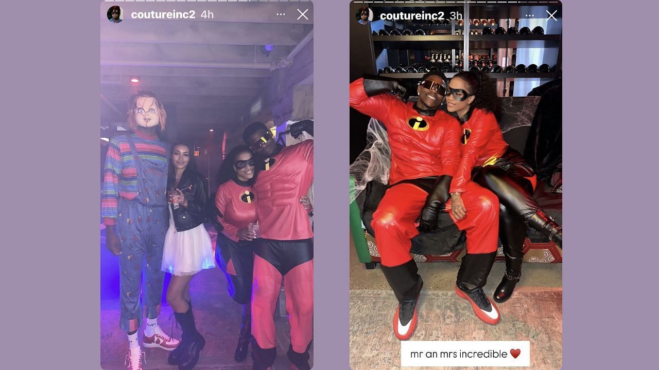 Robel shares pictures from Halloween. (Credits: @coutureinc2/Instagram)