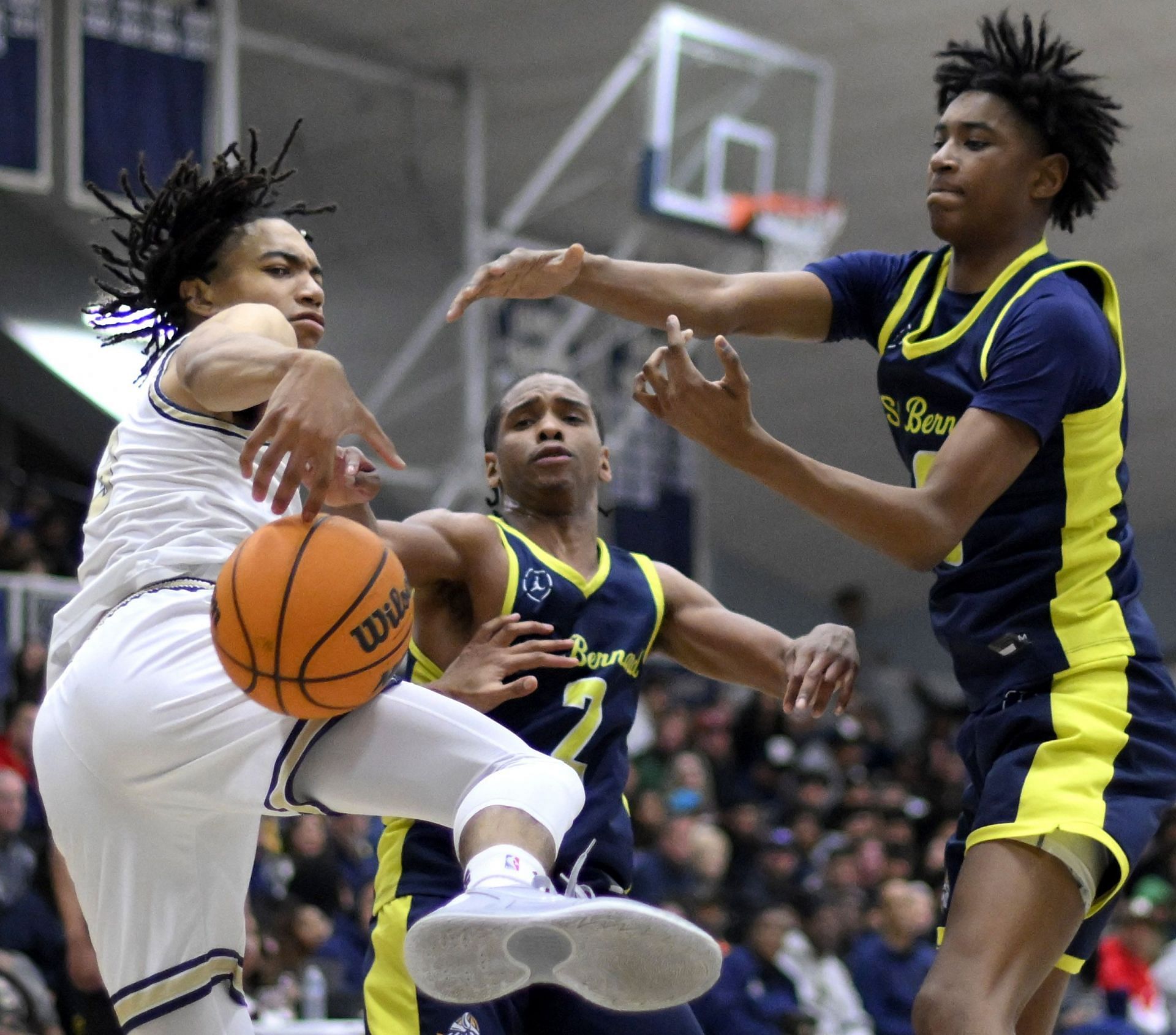 St. John Bosco defeated St. Bernard 60-47 to win a CIF-SS boys Open Division playoff basketball game. - Source: Getty