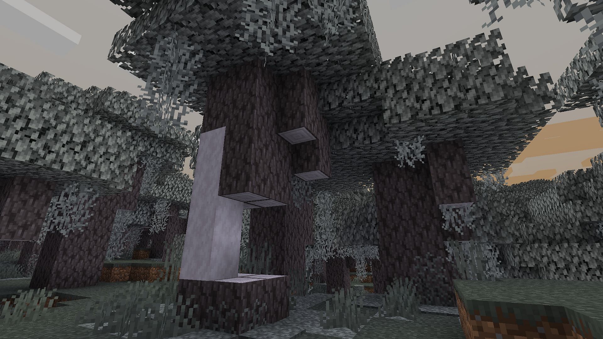 Players are looking forward to the introduction of the Pale Oak as part of the Minecraft The Garden Awakens update (Image via Mojang Studios)