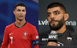 Amir Albazi takes hope from Cristiano Ronaldo sharing the same heart condition as him and details brutal injury streak ahead of Brandon Moreno fight