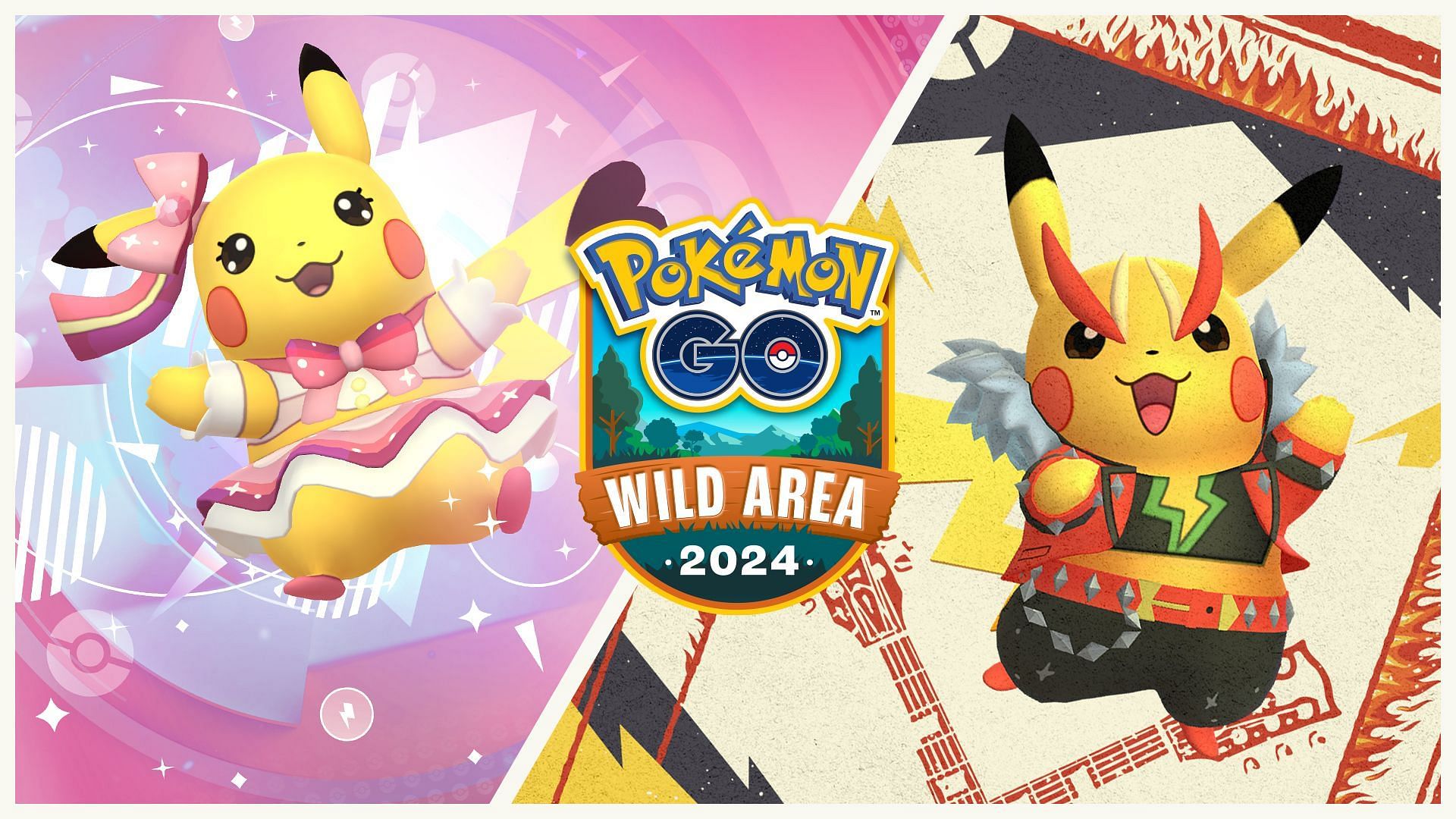 Shiny Pikachu Pop Star and Pikachu Rock Star make their global debut during Pokemon GO Wild Area Global (Image via TPC)