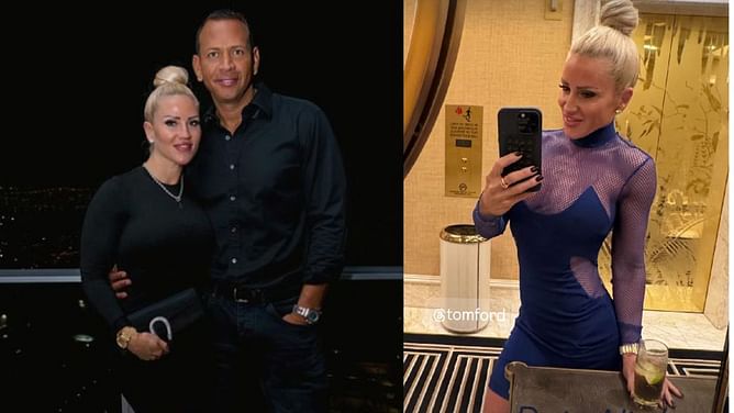 PICTURE: Alex Rodriguez's girlfriend Jaclyn Cordeiro steals the spotlight in blue dress and high heels on date night with Yankees legend at Vegas