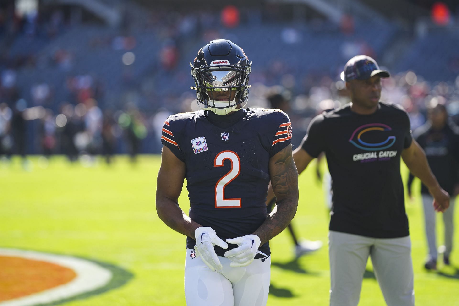 DJ Moore during Carolina Panthers v Chicago Bears - Source: Getty