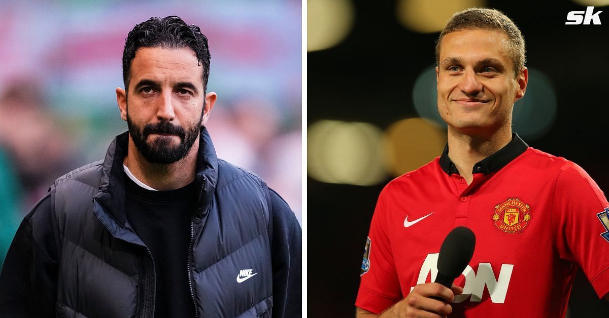Manchester United head coach Ruben Amorim and club legend Nemanja Vidic