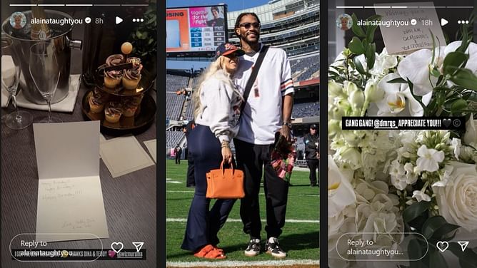 Derrick Rose's wife Alaina Anderson flaunts gifts received from dear friends for upcoming 30th birthday
